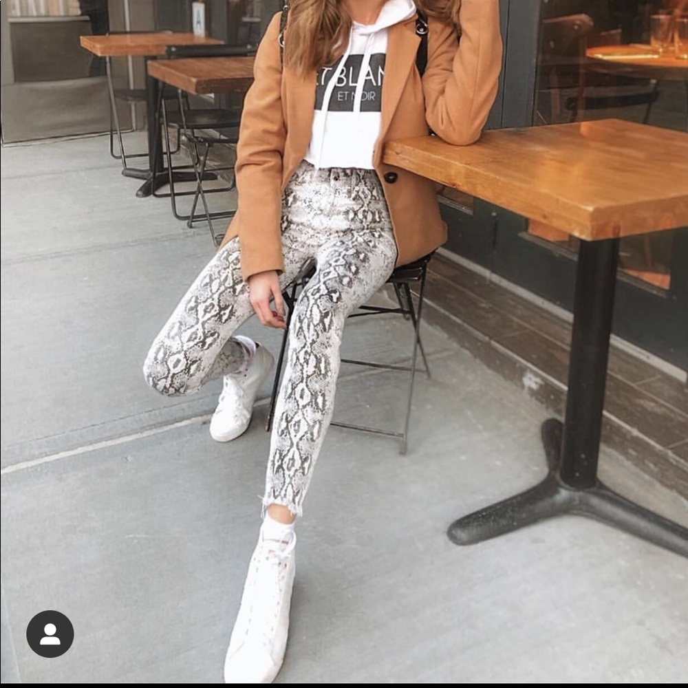 COPY - Zara snake print jeans